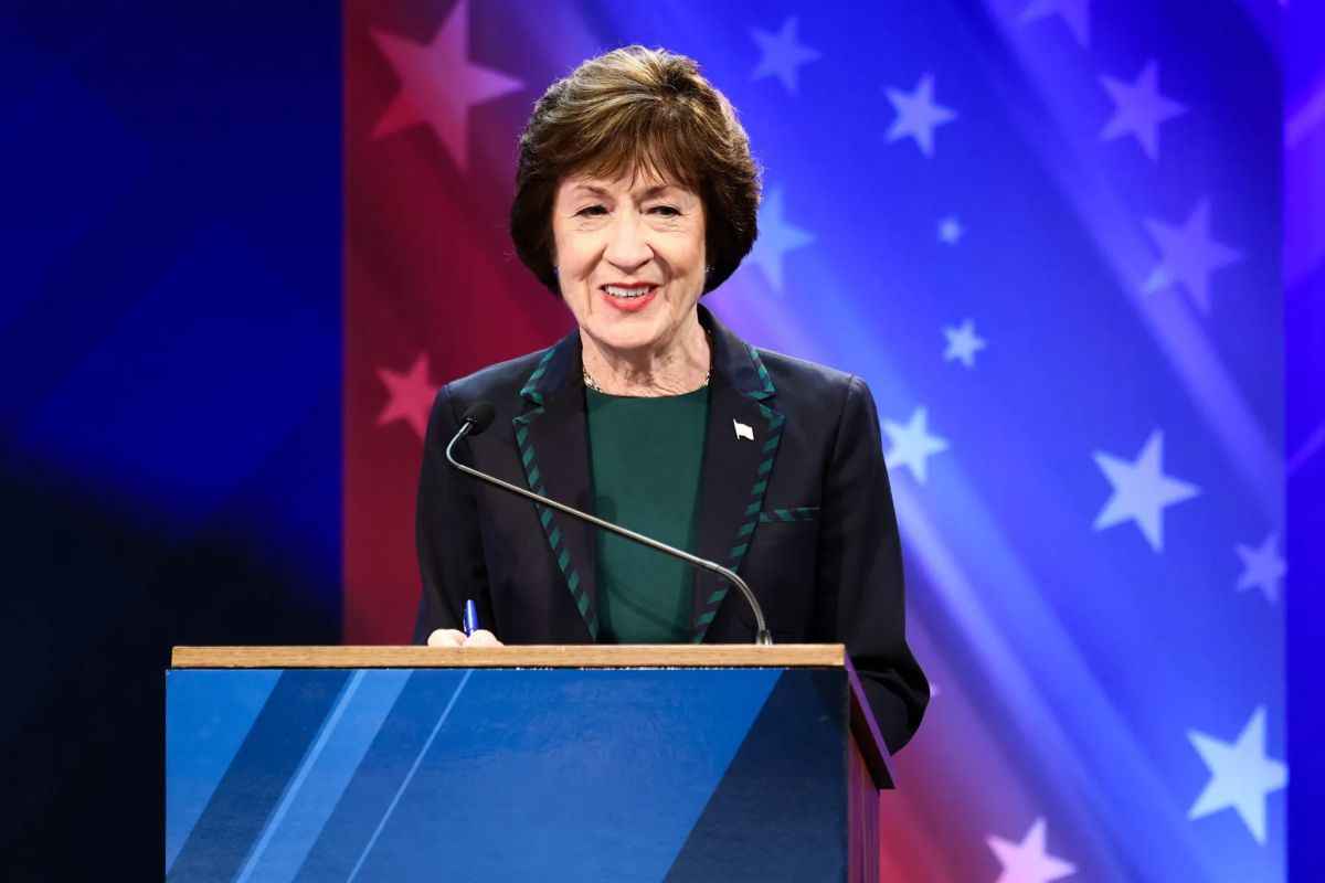 Republican Sen. Collins promotes her independence and ‘true blue-blooded Maine’-ness by partnering with ex-Dem. Joe Manchin and breaking from Trump