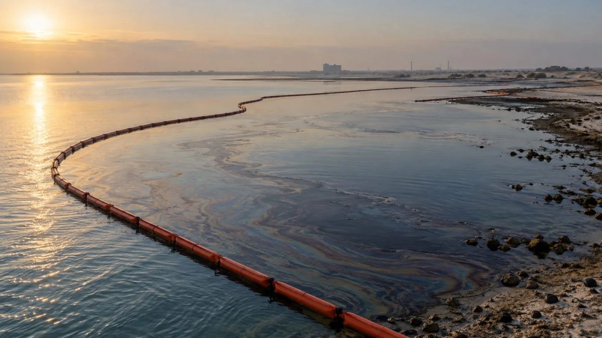 Umm Al Quwain Closes Beaches After Oil Spill Affects Its Coast