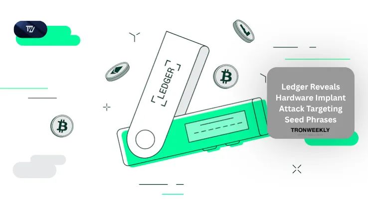 Ledger Reveals Hardware Implant Attack Targeting Seed Phrases