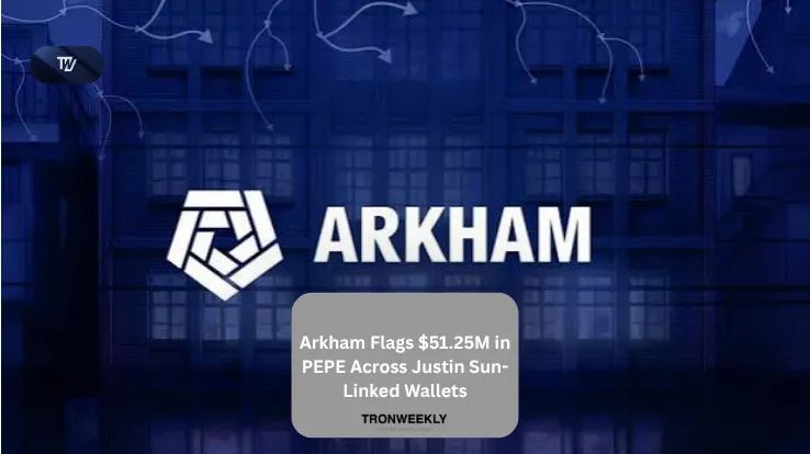 Arkham Flags $51.25M in PEPE Across Justin Sun-Linked Wallets