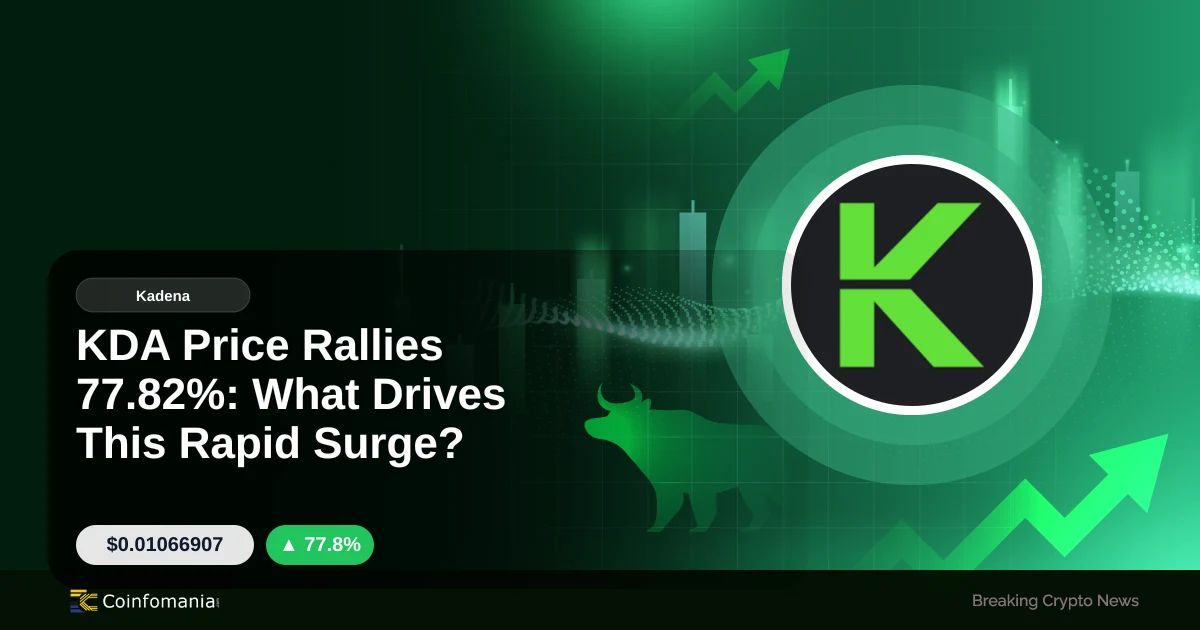 KDA Price Rallies 77.82%: What Drives This Rapid Surge?