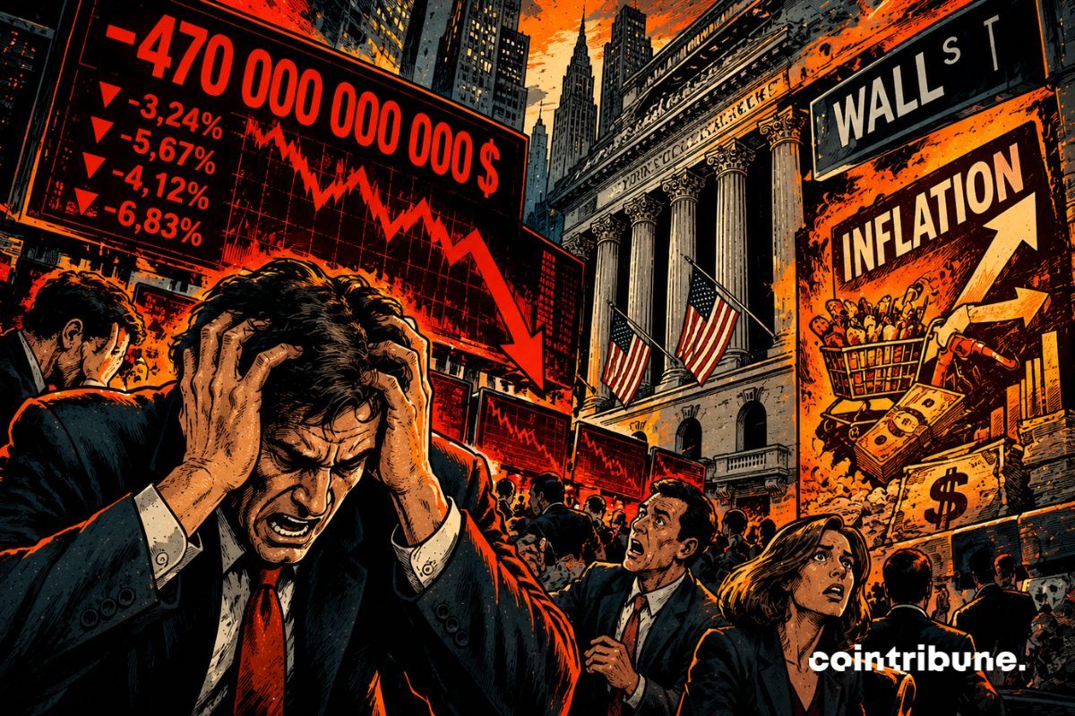 Wall Street Plunges Due to Inflation and Erase 470 Billion $