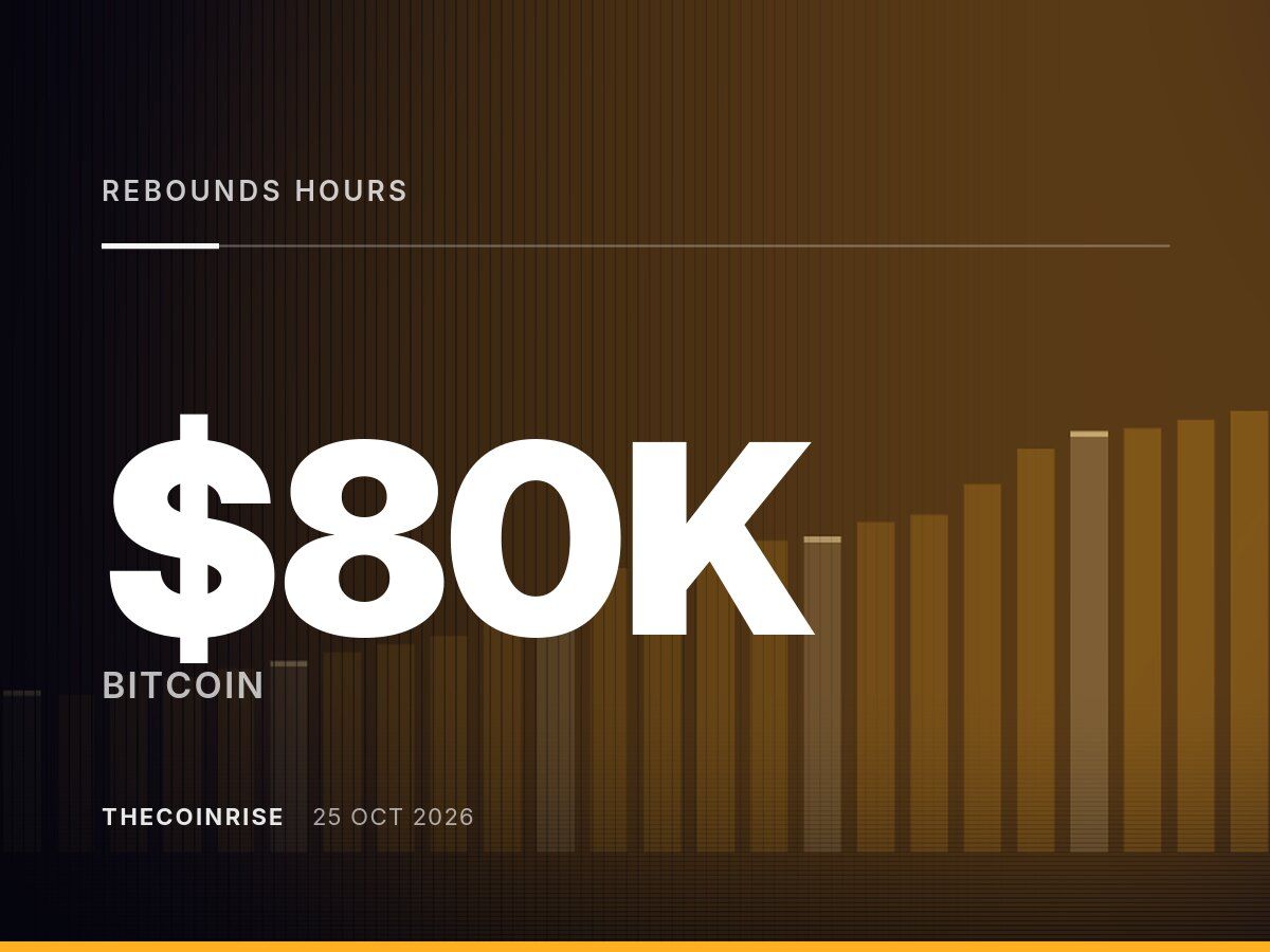 Bitcoin Rebounds to $80K Hours After Peter Schiff Warns of Drop to $75K