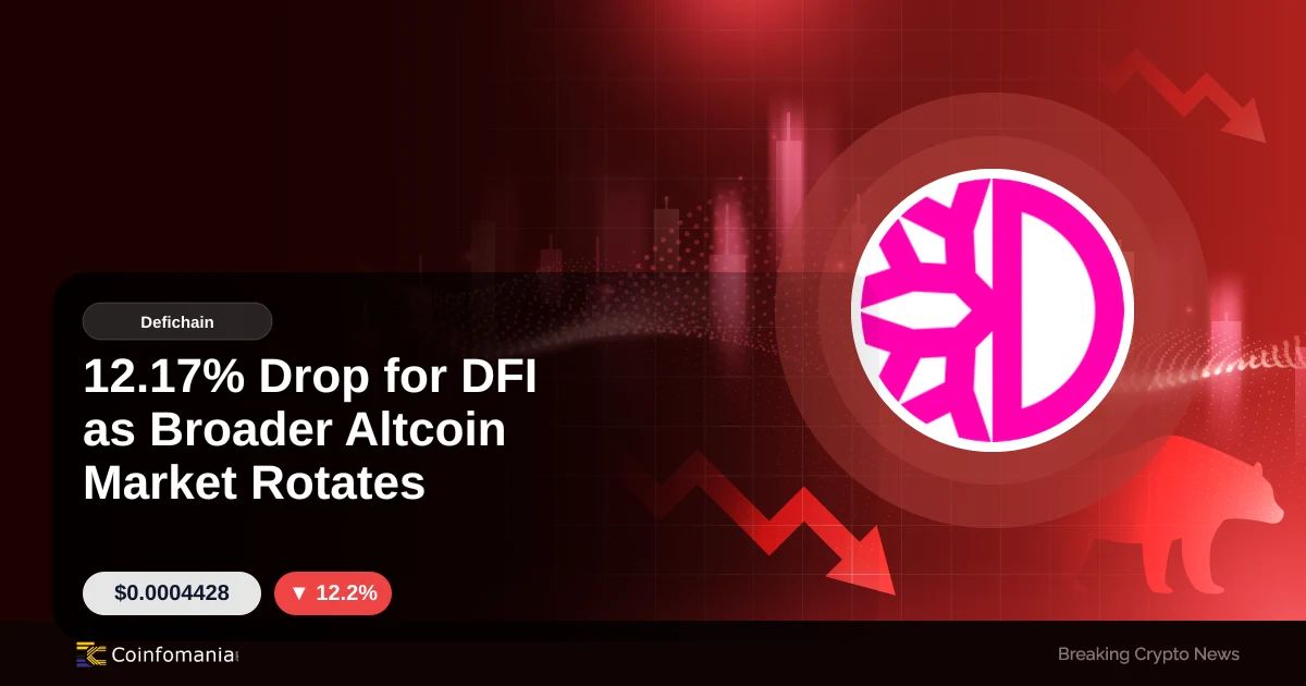 12.17% Drop for DFI as Broader Altcoin Market Rotates
