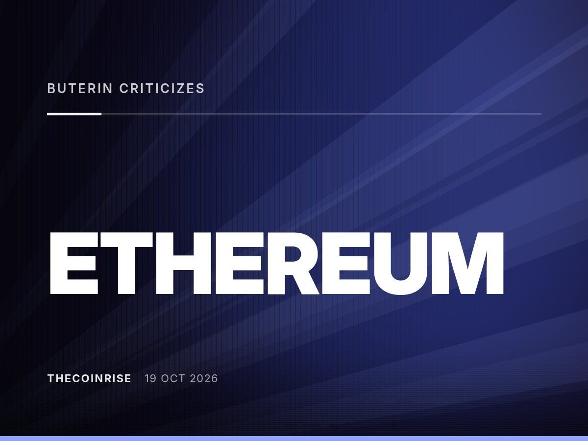 Buterin Criticizes Ethereum’s EVM Design for Handling Cryptography