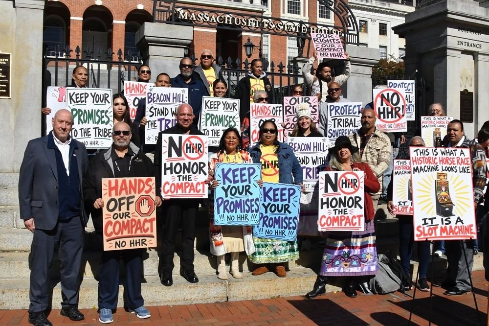 Mashpee Tribe Rallies Against Massachusetts’ ‘Slots in Disguise’