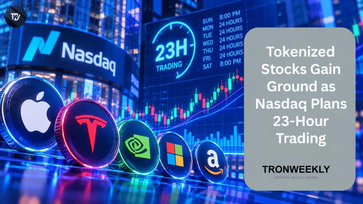 Tokenized Stocks Gain Ground as Nasdaq Plans 23-Hour Trading
