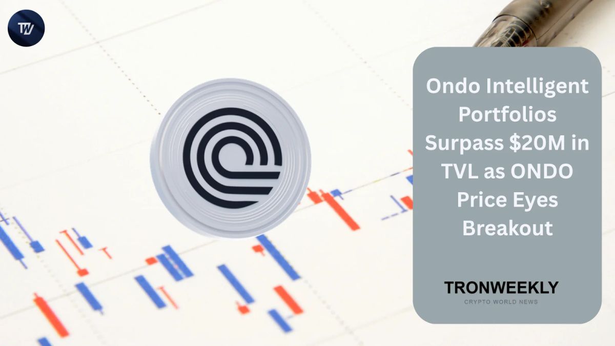 Ondo Intelligent Portfolios Surpass $20M in TVL as ONDO Price Eyes Breakout
