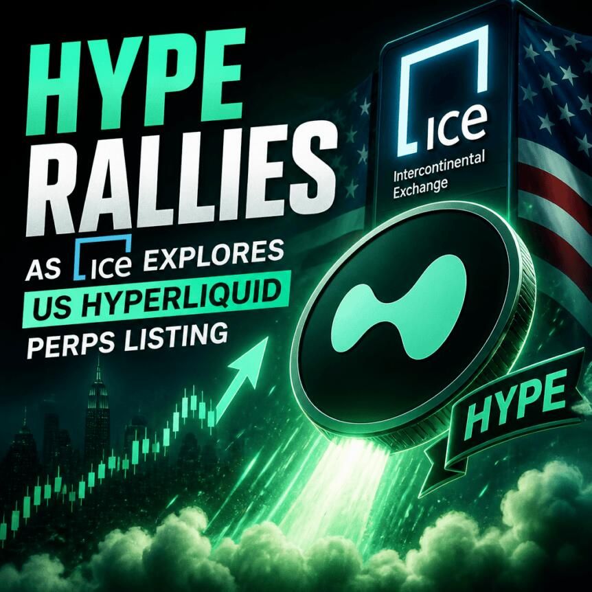 HYPE rallies as ICE explores US Hyperliquid perps listing