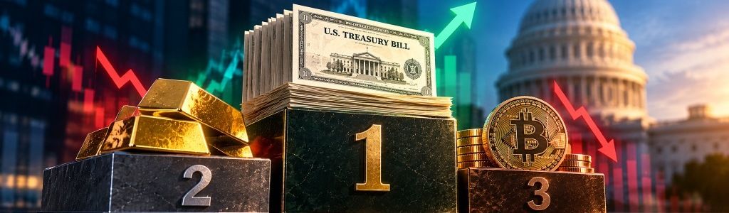Bitcoin and Gold Trail Short-Term Treasury Bills in 2026 Asset Rankings