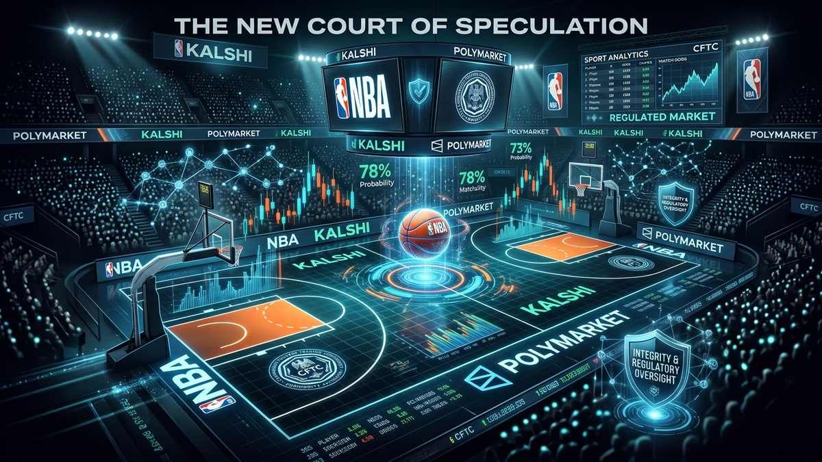 NBA Partners With Kalshi and Polymarket, Seals Integrity Pact With CFTC