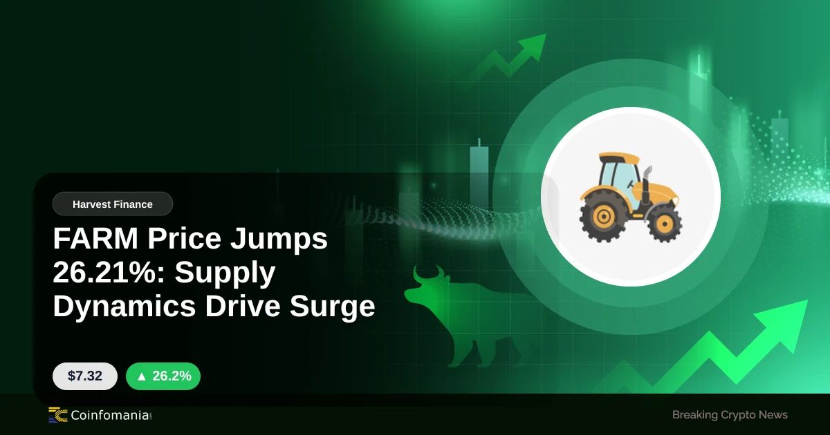FARM Price Jumps 26.21%: Supply Dynamics Drive Surge