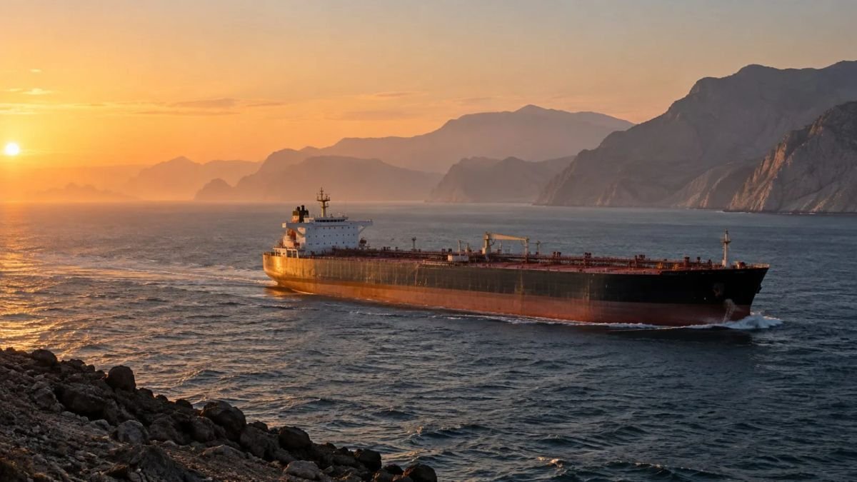 Iranian Guard Claims Mines Set Two Tankers Ablaze South of Hormuz