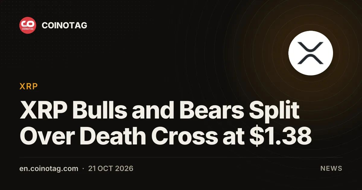 XRP Bulls and Bears Split Over Death Cross at $1.38