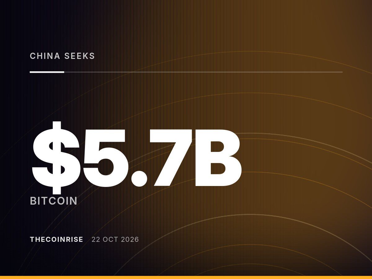 China Seeks UK Seizure of 61,800 Bitcoin Linked to $5.7 Billion Fraud