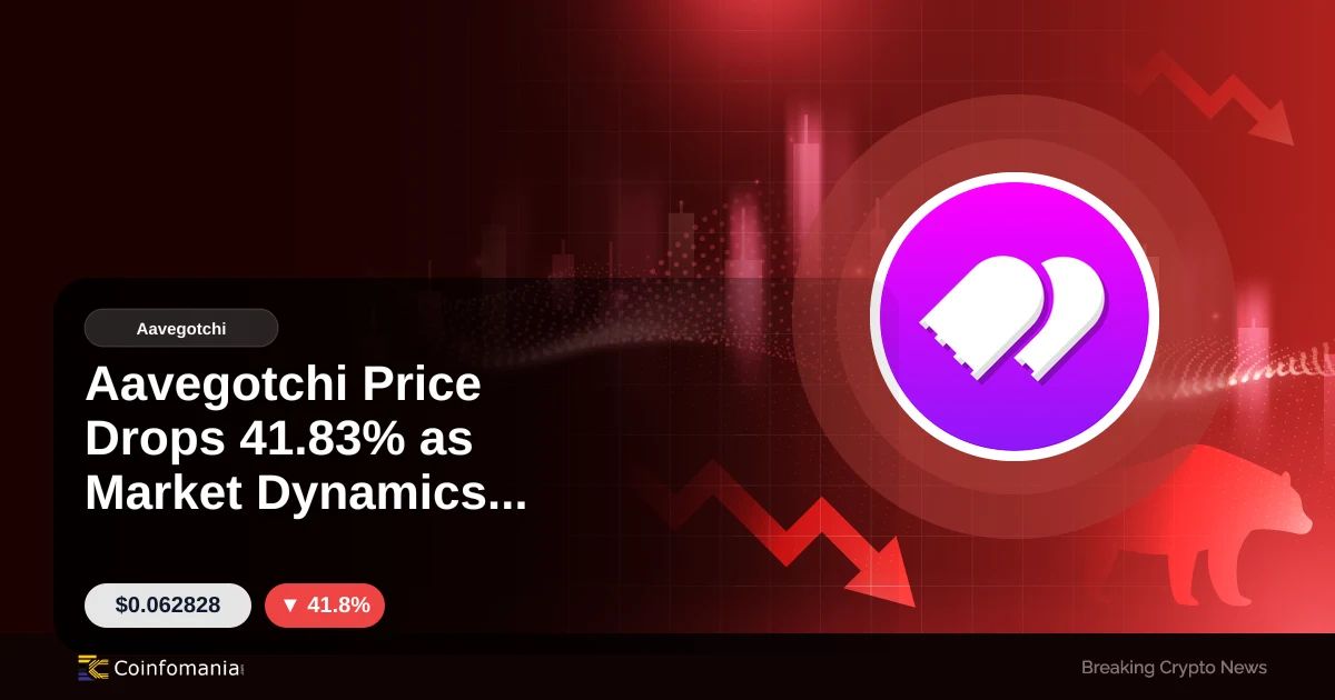 Aavegotchi Price Drops 41.83% as Market Dynamics Shift