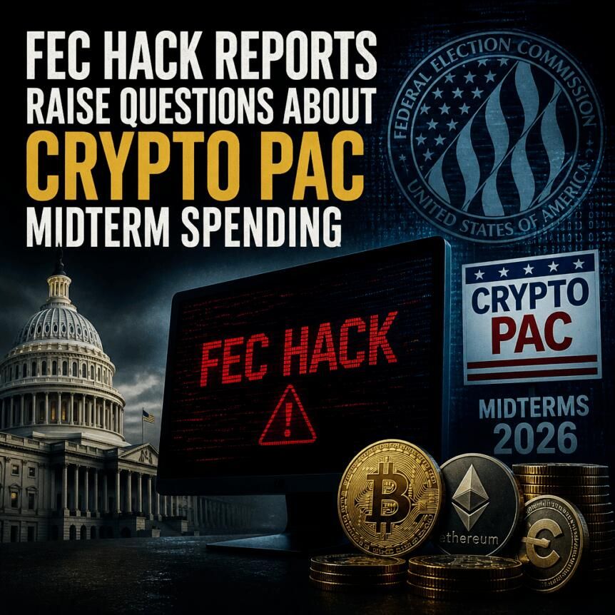 FEC Hack Reports Raise Questions About Crypto PAC Midterm Spending