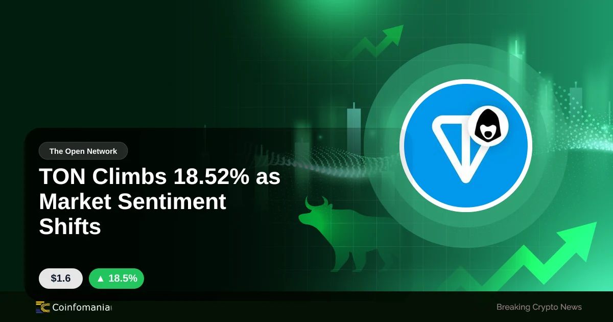 TON Climbs 18.52% as Market Sentiment Shifts