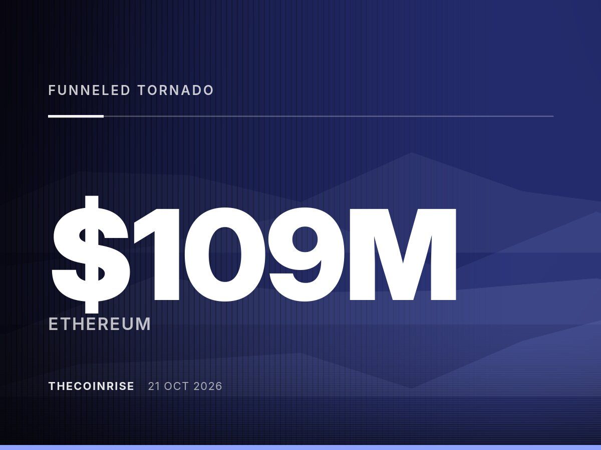 $109M in Ether funneled into Tornado Cash over two days by Drift exploiter