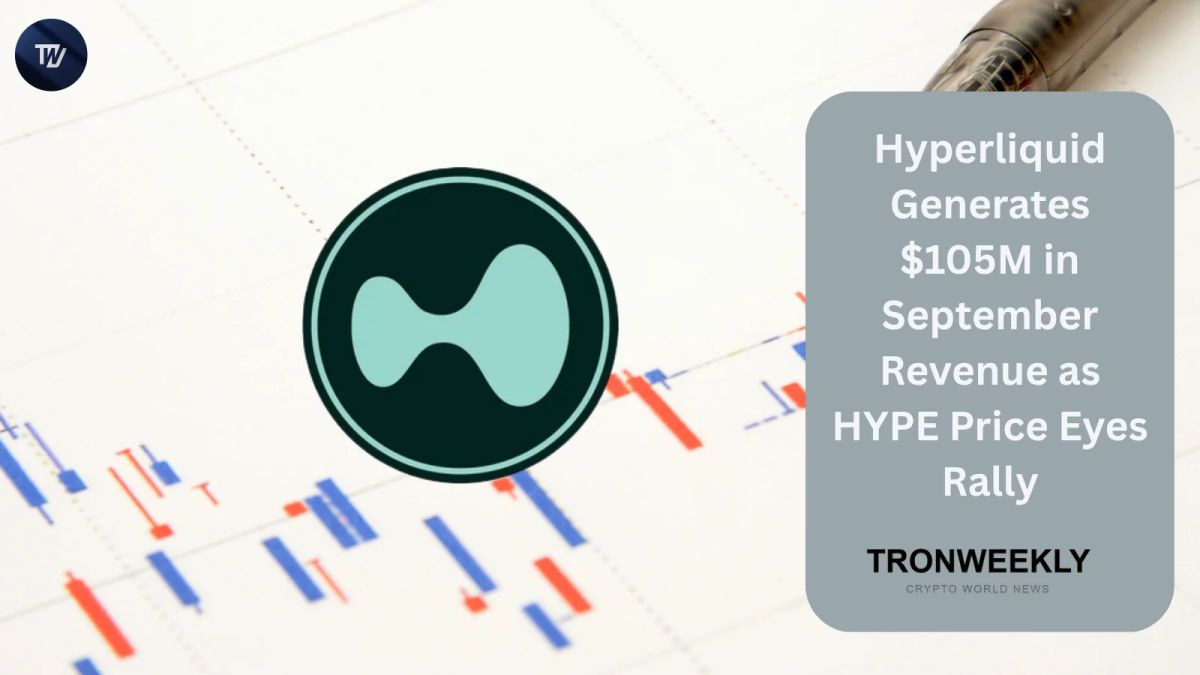 Hyperliquid Generates $105M in September Revenue as HYPE Price Eyes Rally