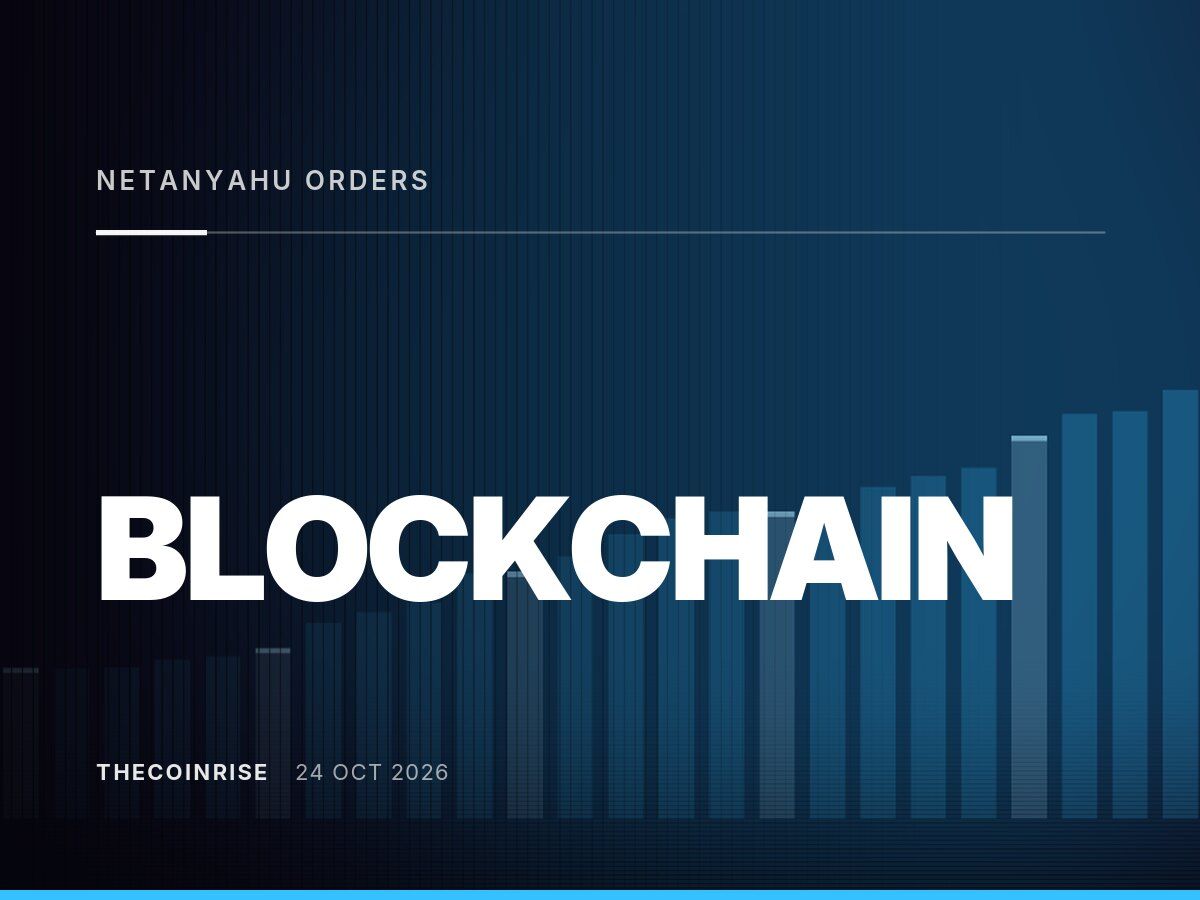 Netanyahu Orders Blockchain Contingency Plan to Shield Israel From Banking Sanctions