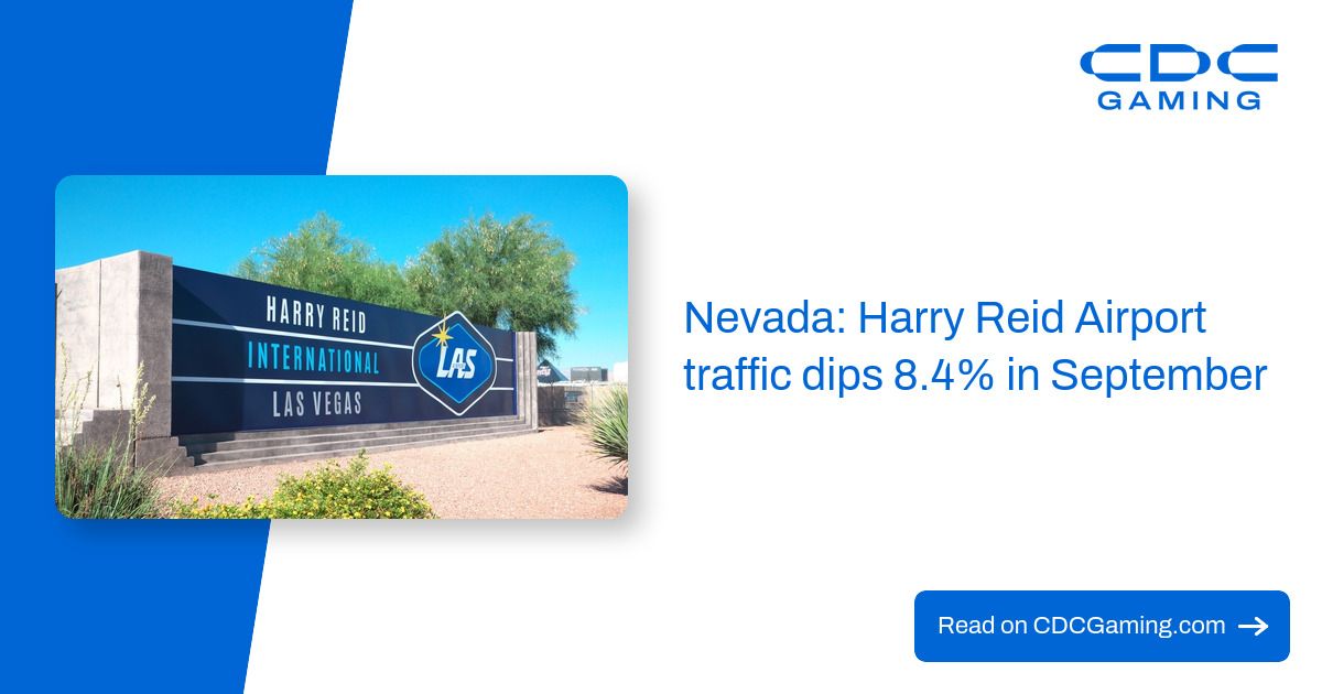 Nevada: Harry Reid Airport traffic dips 8.4% in September