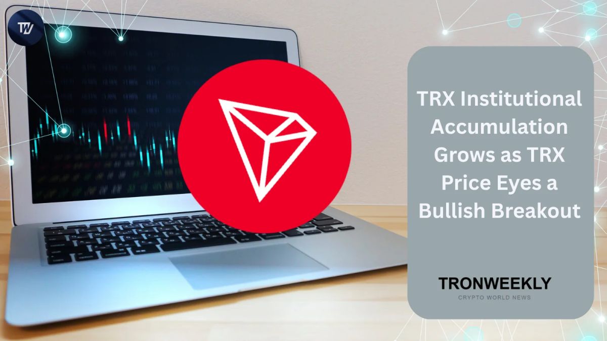 TRX Institutional Accumulation Grows as TRX Price Eyes a Bullish Breakout