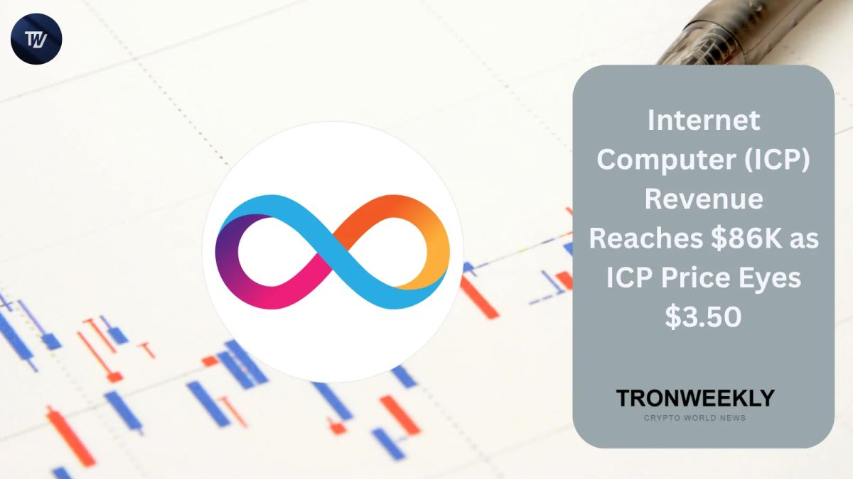 Internet Computer (ICP) Revenue Reaches $86K as ICP Price Eyes $3.50