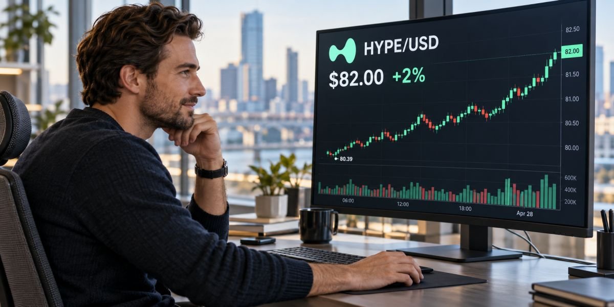 HYPE rebounds near $82 as Ripple Prime expands institutional access to Hyperliquid markets