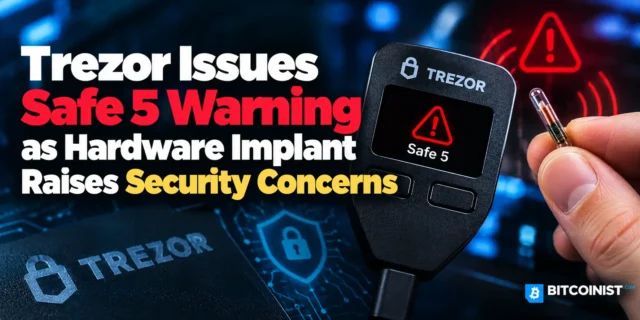 Trezor Issues Safe 5 Warning as Hardware Implant Raises Security Concerns