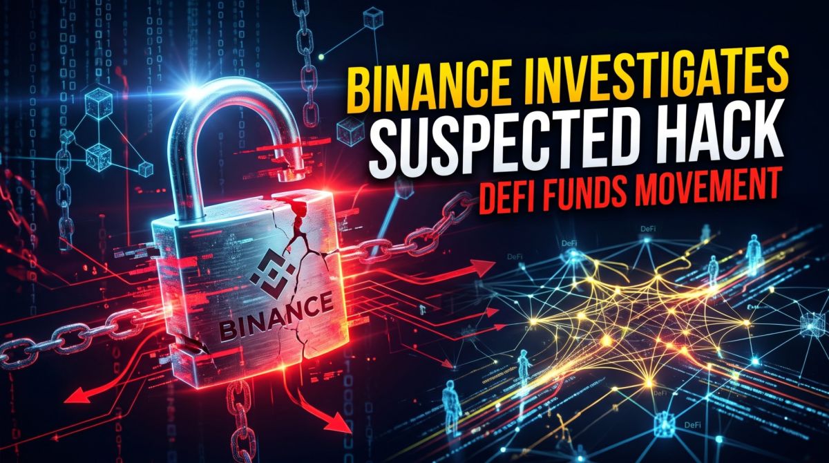Binance Investigates Suspected Record Hack as Attackers Move Funds Through DeFi