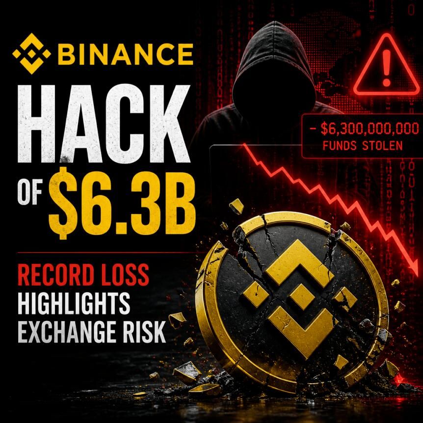 Binance Hack of $6.3B: Record Loss Highlights Exchange Risk