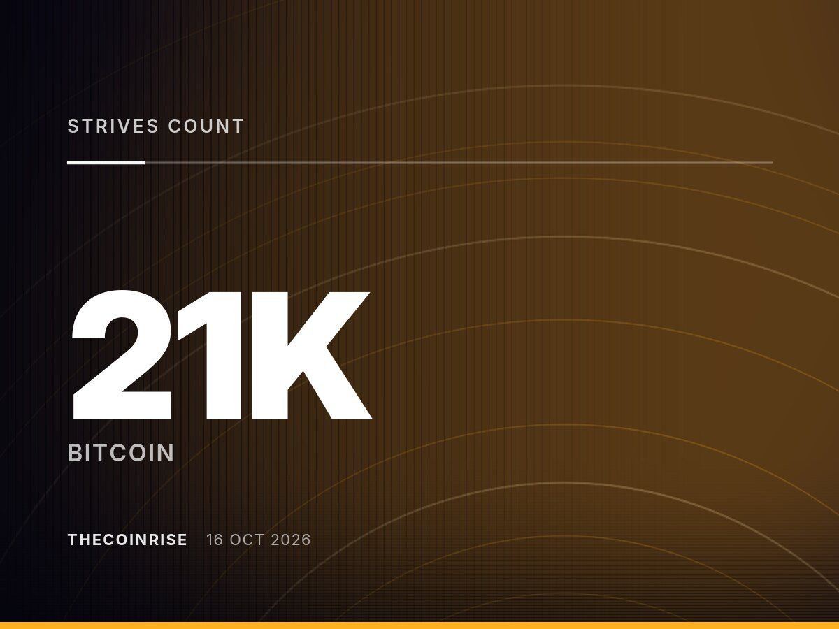 Strive’s Bitcoin Count Differs by 21,356 Coins Across the Same Purchase