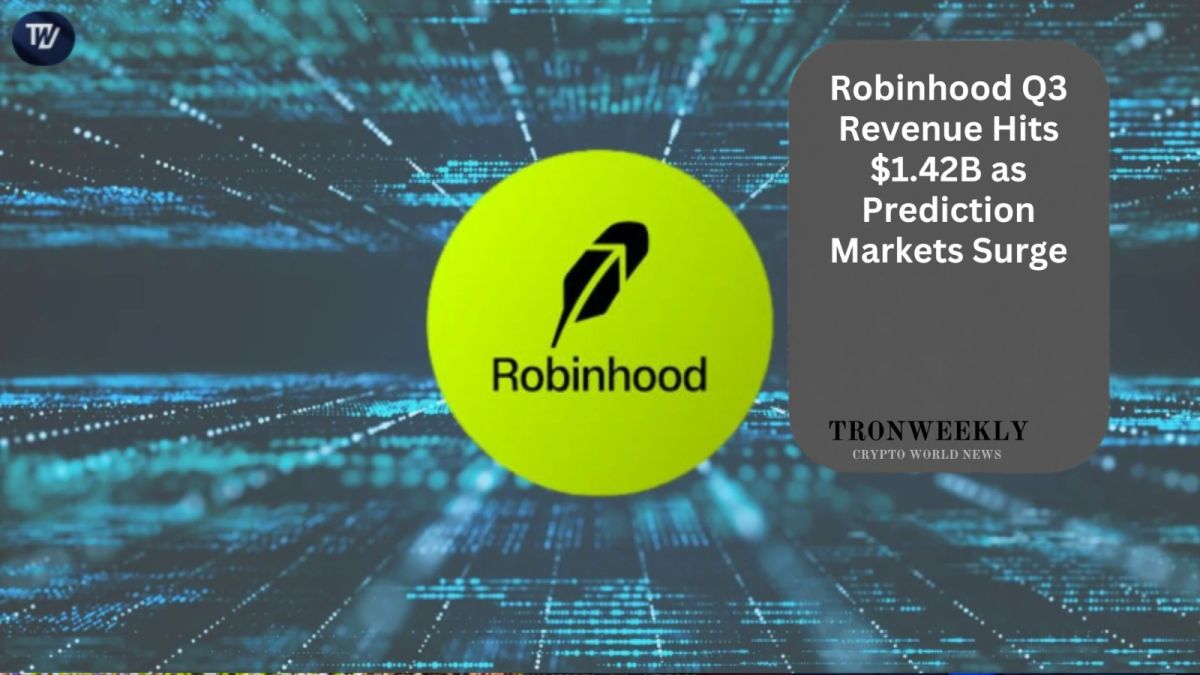 Robinhood Q3 Revenue Hits $1.42B as Prediction Markets Surge