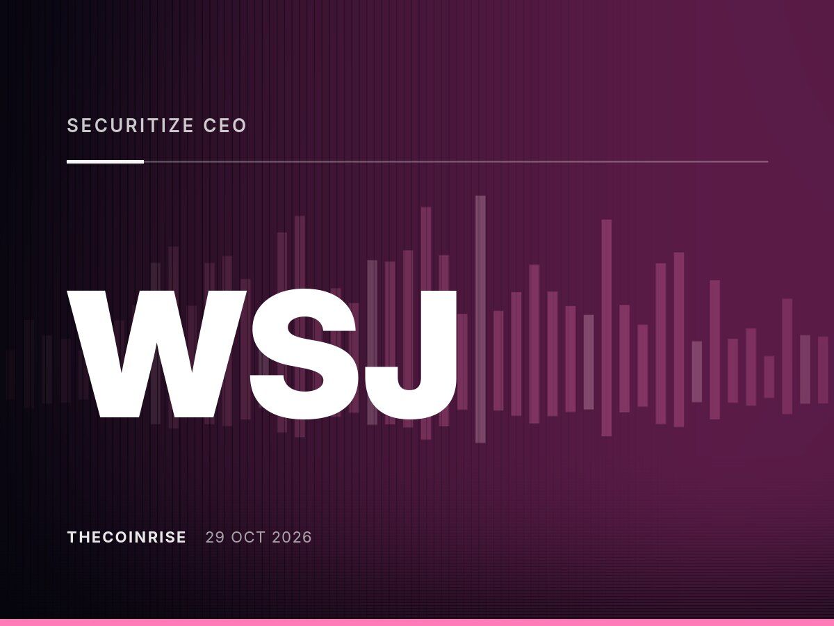 Securitize CEO Says WSJ Anti-Tokenization Ad Actually Helps Regulated Firms