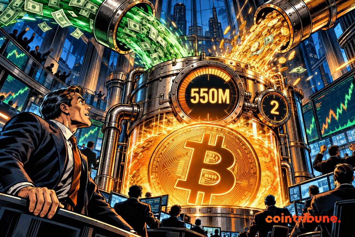 Bitcoin ETFs Pull In a Massive $550M in Just 48 Hours