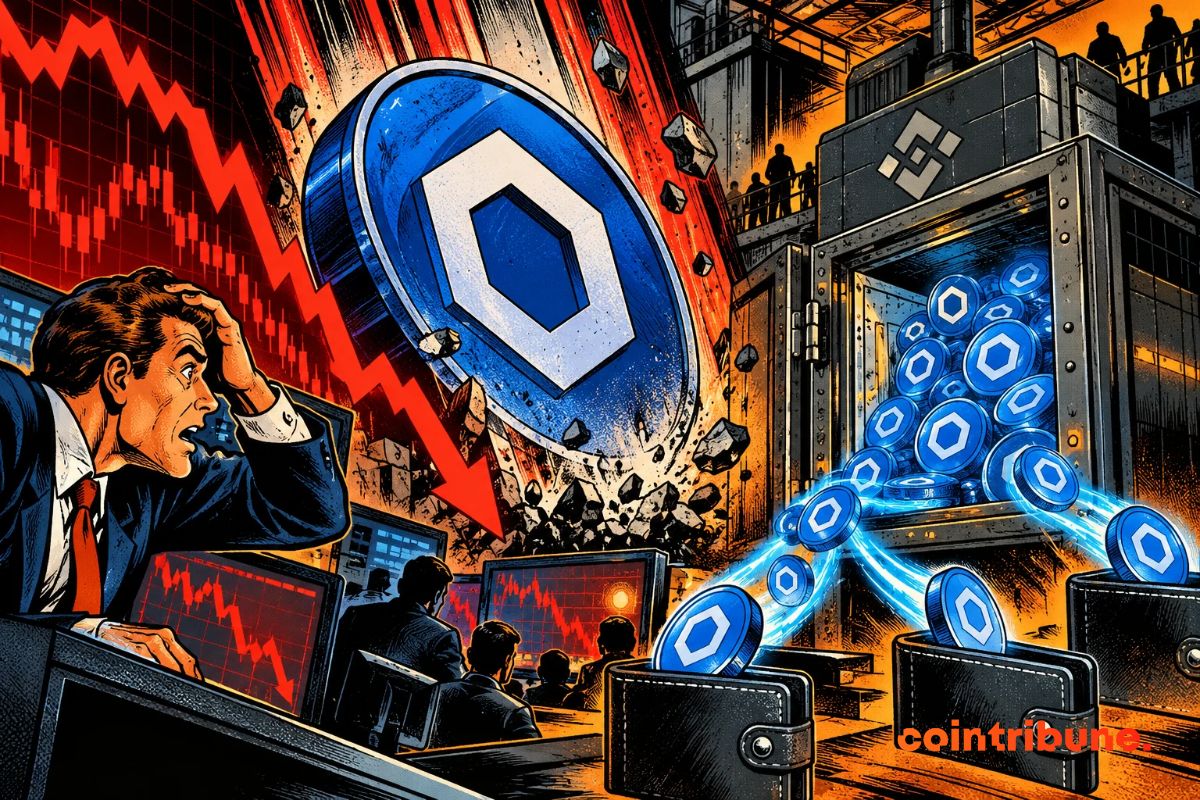 Crypto: Chainlink Plunges 21% Despite Massive Withdrawals, Raising Concerns
