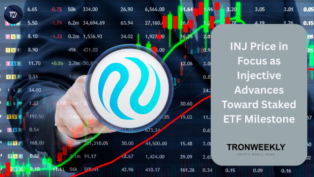 INJ Price in Focus as Injective Advances Toward Staked ETF Milestone