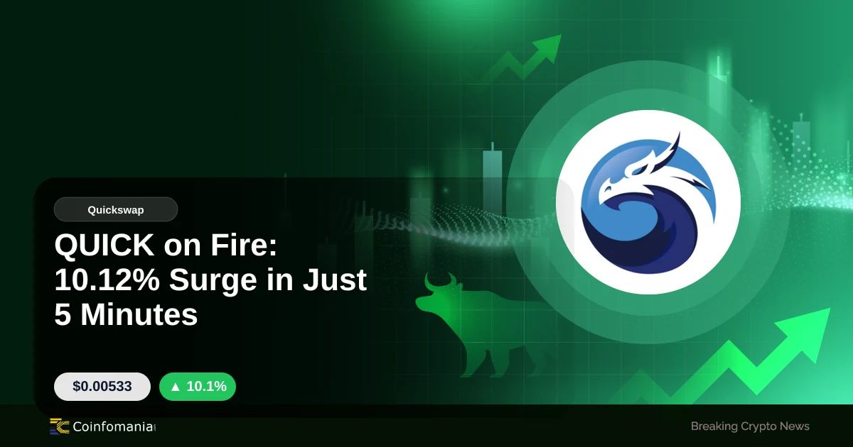 QUICK on Fire: 10.12% Surge in Just 5 Minutes