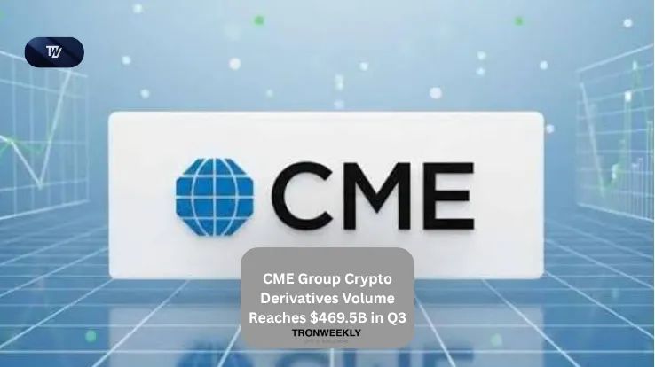CME Group Crypto Derivatives Volume Reaches $469.5B in Q3