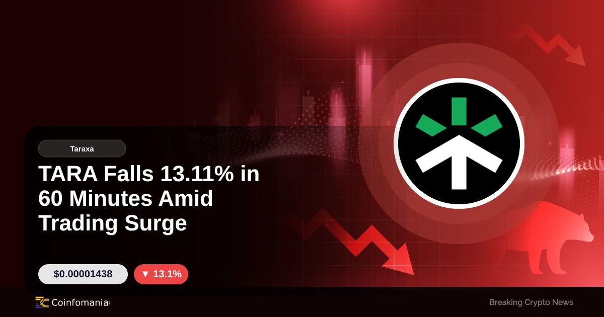 TARA Falls 13.11% in 60 Minutes Amid Trading Surge