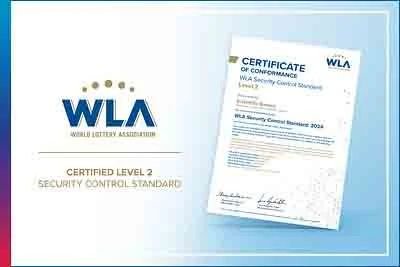 Scientific Games receives WLA Level 2 Information and Security Management Certification for US instant game production facility