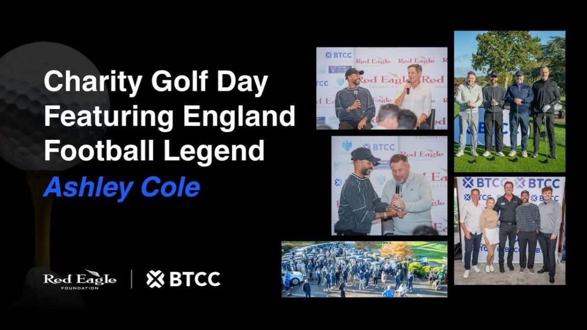 BTCC Exchange Supports Red Eagle Foundation’s 2026 Charity Golf Season Finale, Featuring Ashley Cole as Headline Guest