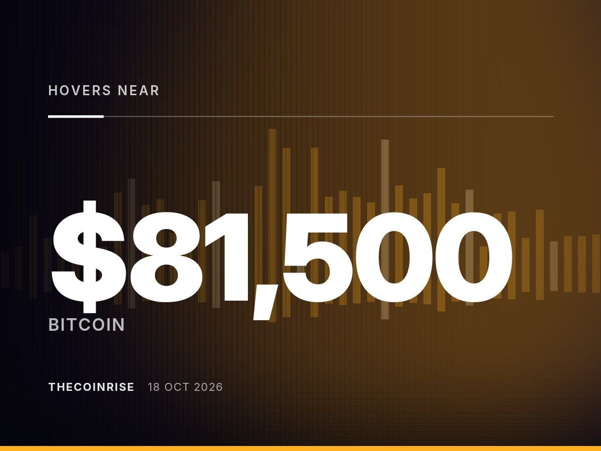 Bitcoin Hovers Near $81,500, Needs Strong Push Before Weekly Close
