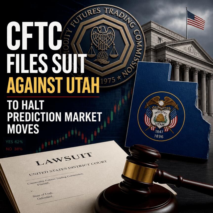 CFTC Files Suit Against Utah to Halt Prediction Market Moves