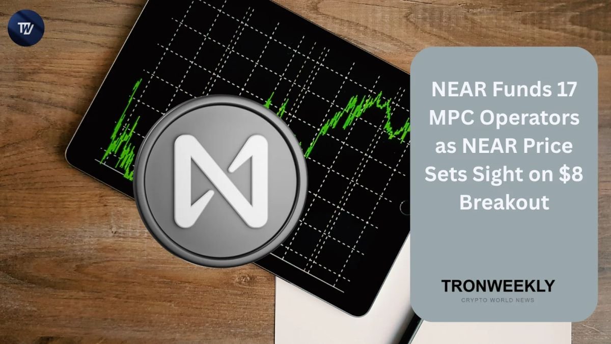 NEAR Funds 17 MPC Operators as NEAR Price Sets Sight on $8 Breakout