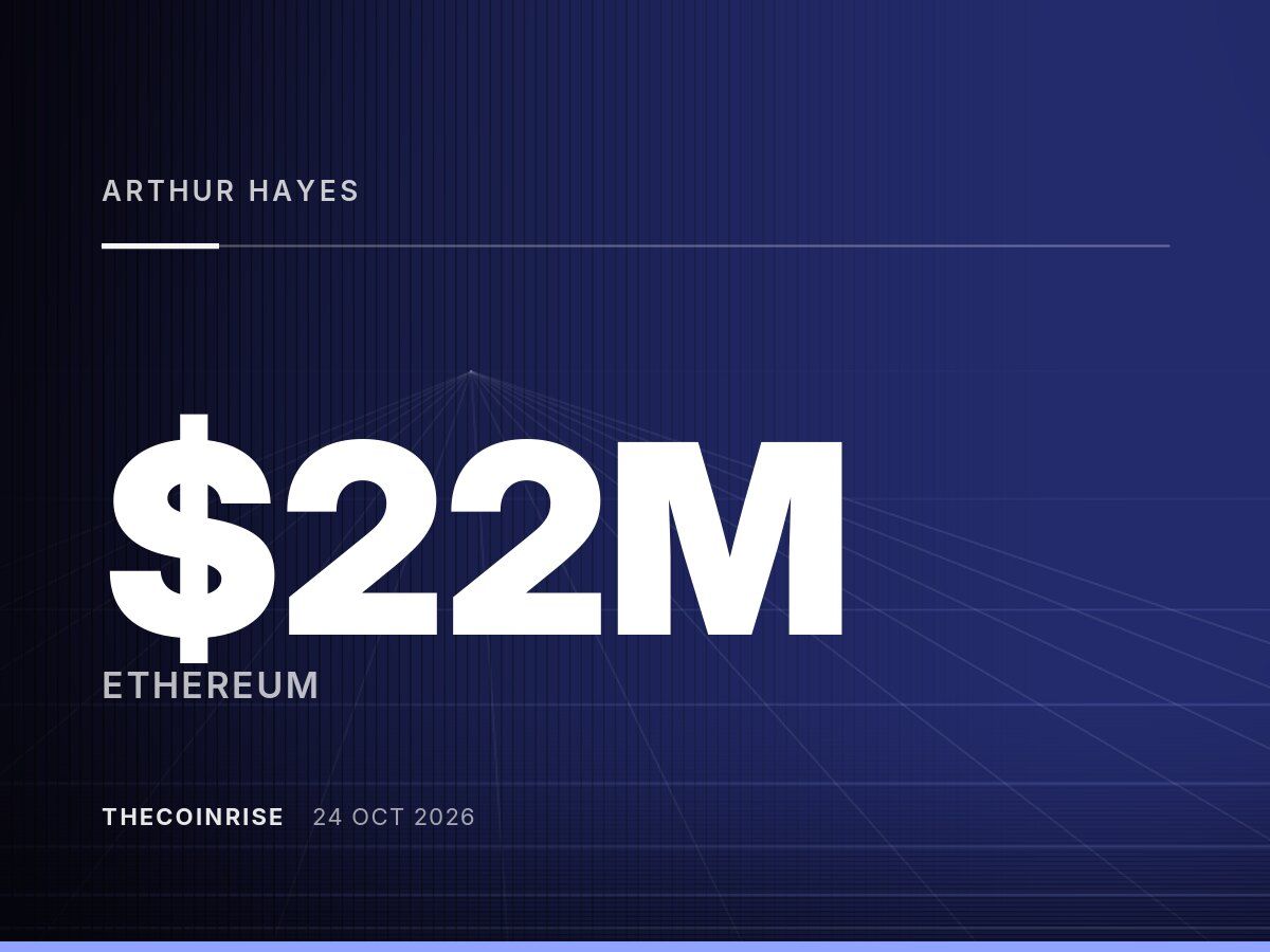 Arthur Hayes’ Maelstrom Exits $22M in ETH, ENA and UNI Holdings