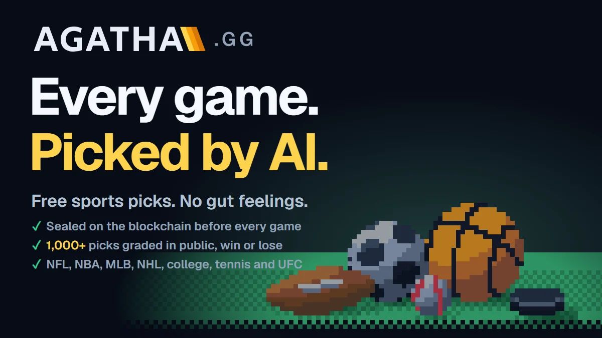AI Sports Prediction Model Agatha.gg Surpasses 1,000 Graded Picks