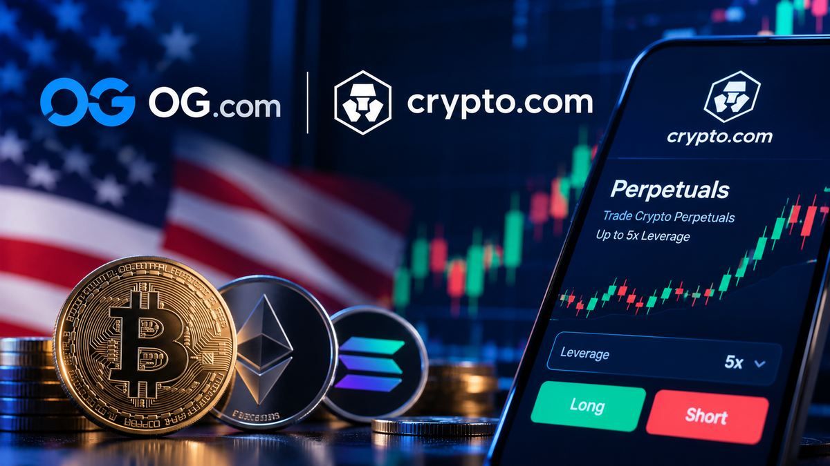 OG.com And Crypto.com Launch Regulated Crypto Perpetuals For US Traders