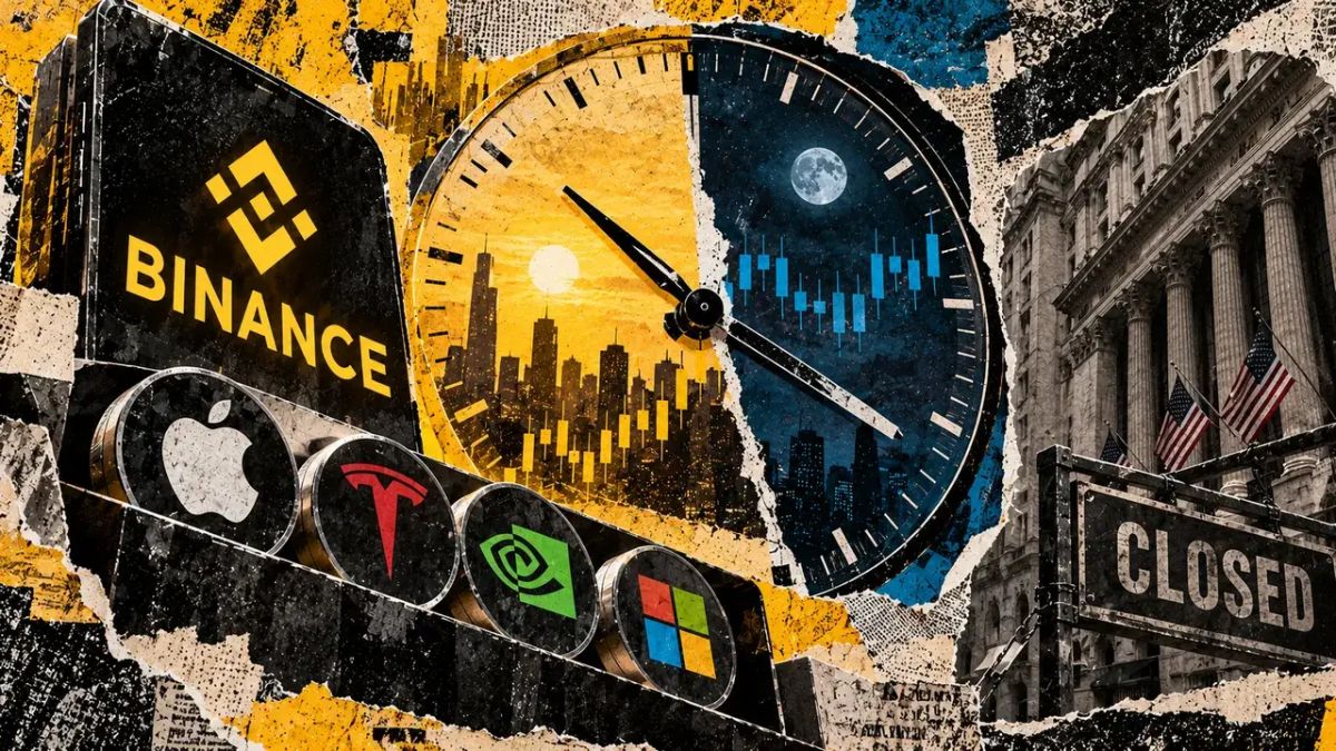 Binance will reprice stock-token collateral even when Wall Street is closed